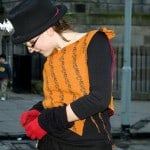 Boutique orange waistcoat front